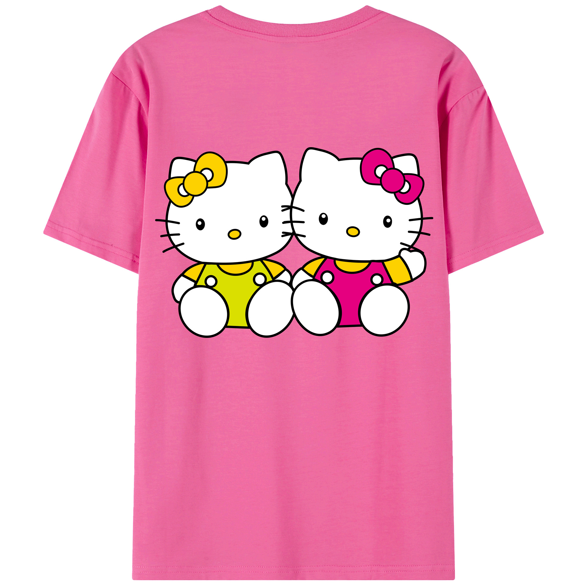 （画像用） Hello Kitty ハローキティ レディース半袖Tシャツ(バックプリント)